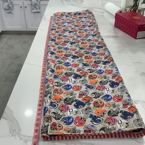 NFL Vintage Team Helmet Prints Featuring 49rs Carrying Blanket.‎ - Picture 3 of 9